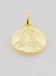 Scapular Medal Gold Plated – 16mm