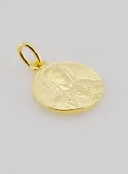 Scapular Medal Gold Plated – 16mm