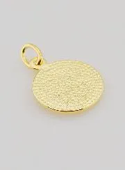 Gold Plated Medal 16mm - Angel Raphael