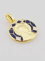 Virgin Mary and Lourdes Medal Double-sided - 18mm