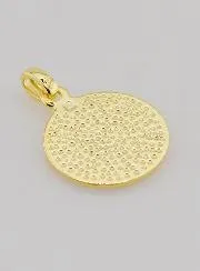 Gold Plated Medal Saint Christopher - 18mm