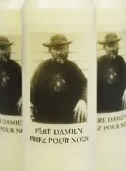 Set 6 Sanctuary Candles to Father Damien