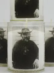 Set 4 Votive Candles Father Damien