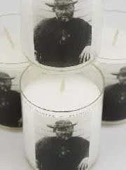 Set 4 Votive Candles Father Damien