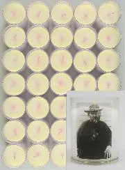 Set of 24 Votive Candles Father Damien