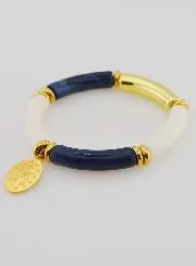 Religious Bracelet Miraculous Medal - Dark Blue