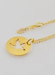 Holy Spirit Necklace - Gold Plated and Mother-of-Pearl