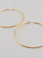 Gold-Plated Creole Earrings 2mm - 60mm