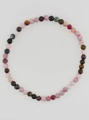 Gemstone Bracelet Multicoloured Tourmaline - 4mm