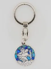 Mosaic Key Ring - Saint Christopher