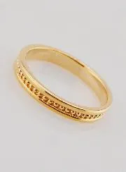 Gold-plated Wedding Ring - Size 54