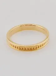 Gold-plated Wedding Ring - Size 54