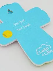 Child's Cross to Hang - Saint Joseph with Lily