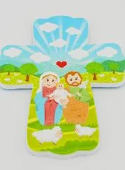 Children's Cross to Hang - Holy Family