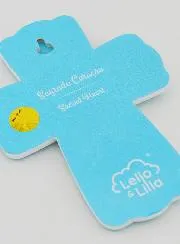 Children's Cross to Hang - Sacred Hearts of Jesus and Mary