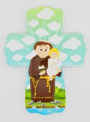 Children's Cross to Hang - Saint Anthony