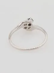 Ring Silver and Zirconia - Size 54