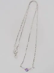 Necklace 925 Silver and Amethyst