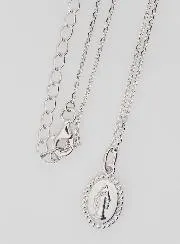 Religious Necklace Miraculous Virgin – 925 Silver