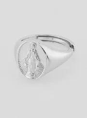 Miraculous Virgin Signet Ring - Size 52-56