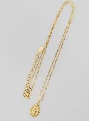 Religious Necklace Miraculous Virgin – Gold-Plated 925 Silver