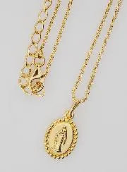 Religious Necklace Miraculous Virgin – Gold-Plated 925 Silver