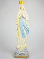 Religious Statue Crowned Virgin Mary - 50cm