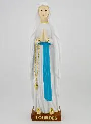 Religious Statue of Our Lady of Lourdes - 30cm