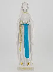 Religious Statue of Our Lady of Lourdes - 25cm