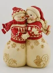 Snowman Couple - Jim Shore