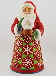 Father Christmas with Snow Globe - Jim Shore
