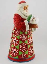 Father Christmas with Snow Globe - Jim Shore