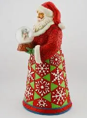 Father Christmas with Snow Globe - Jim Shore