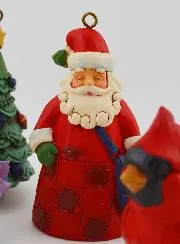 4 Hanging Christmas Decorations - Jim Shore