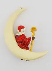 Father Christmas on Crescent Moon - Jim Shore