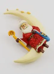 Father Christmas on Crescent Moon - Jim Shore