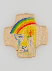 Maple Wood Cross - My Baptism