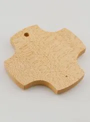 Maple Wood Cross - The Miraculous Catch of Fish