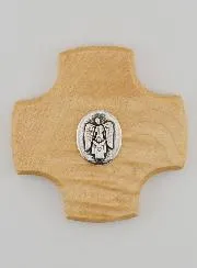 Maple Wood Cross - Guardian Angel
