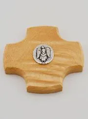Maple Wood Cross - Guardian Angel