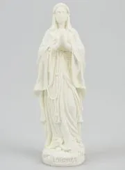 Phosphorescent Statue of Our Lady of Lourdes - 12cm