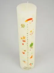Advent Candle Traditional Decor - 25cm