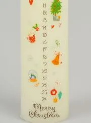 Advent Candle Traditional Decor - 25cm