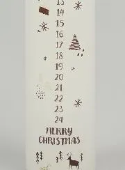 Scandinavian Style Advent Candle - 25cm