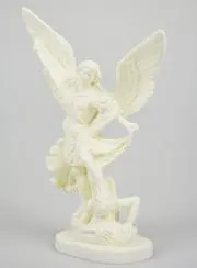 Phosphorescent Statue of Saint Michael - 20cm