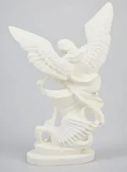Phosphorescent Statue of Saint Michael - 20cm