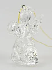 Glass Christmas Angel Ornament 4cm