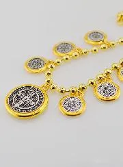 Religious Necklace Saint Benedict Protection