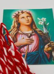 Saint Philomena's Cord with Prayer