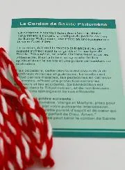 Saint Philomena's Cord with Prayer